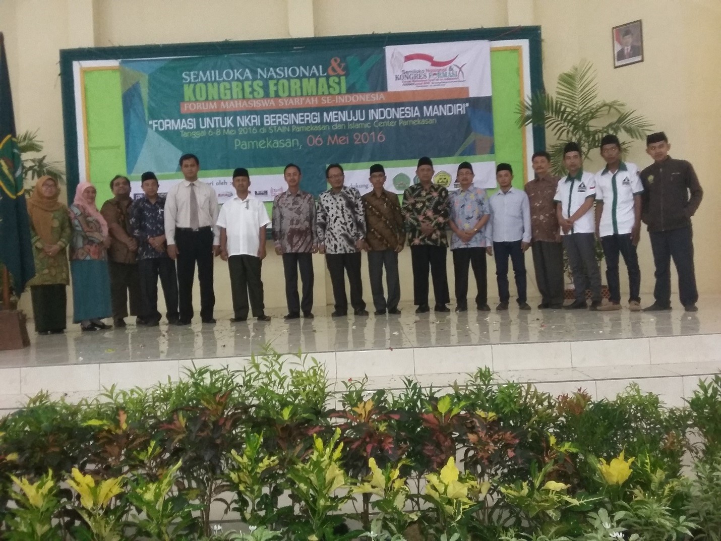 Bupati Pamekasan Membuka Acara Semiloka Nasional dan Kongres   Forum Mahasiswa Syariâ€™ah Se-Indonesia (FORMASI)  Ke - X di STAIN Pamekasan